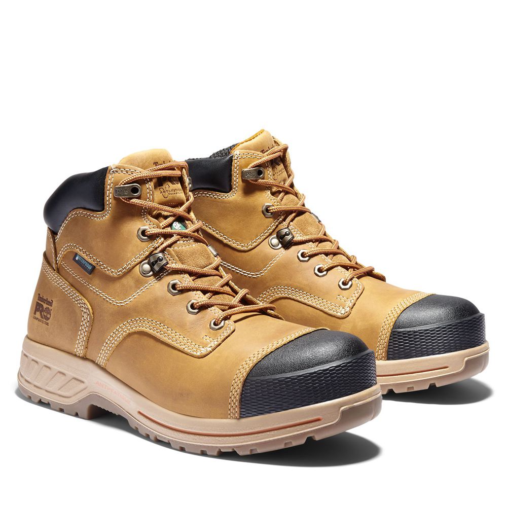 Botas de Trabajo Timberland Hombre Pro® Endurance Hd 6\" Comp Toe Marrones/Negras - Chile HBD-139542